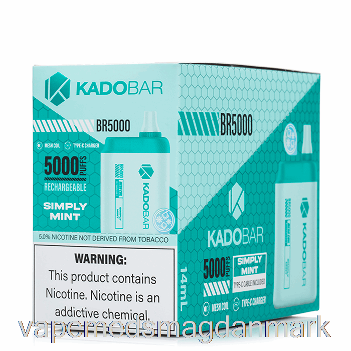 Vape Væske [5-pack] Kado Bar Br5000 Engangs